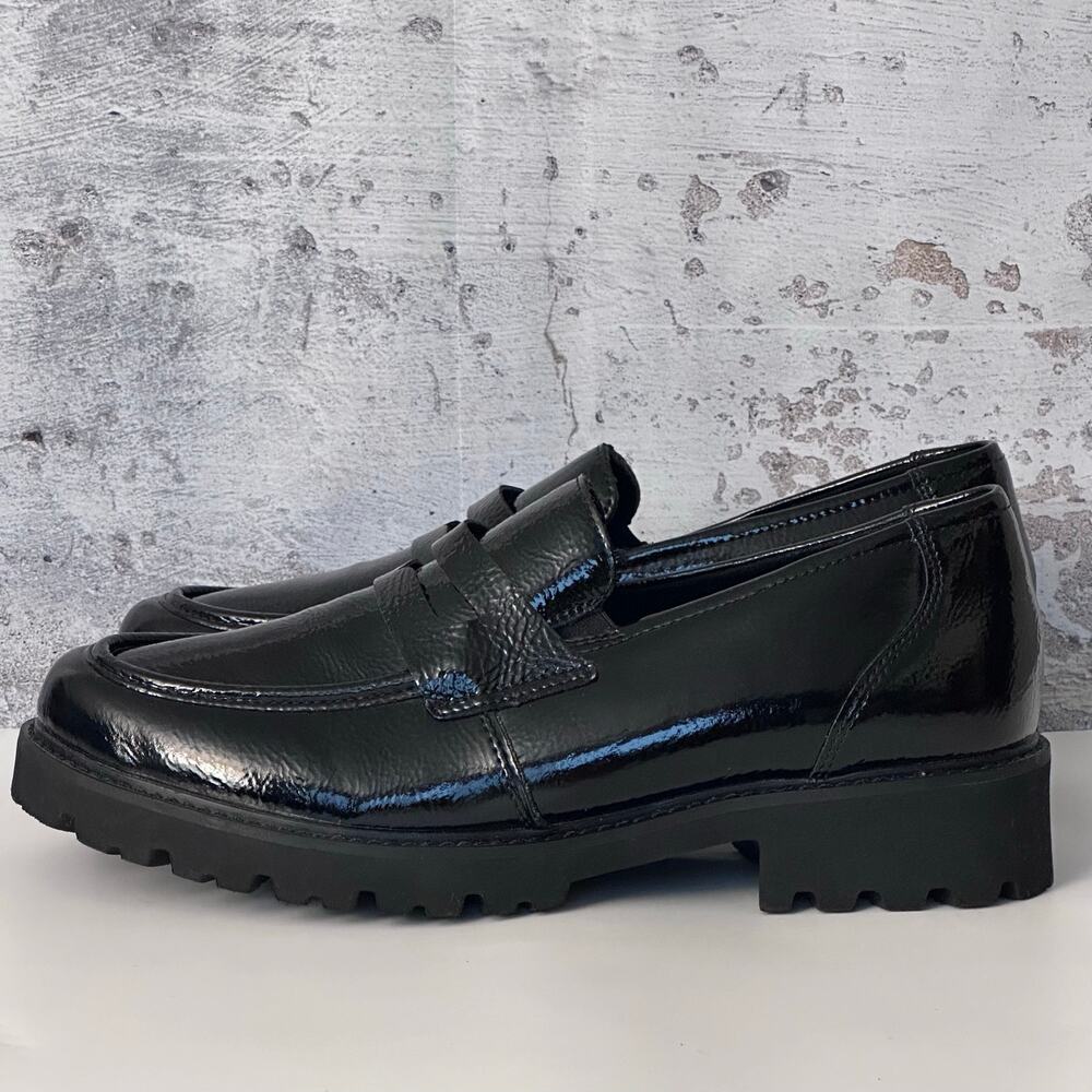REMONTE Marusha Leather Loafers - Black